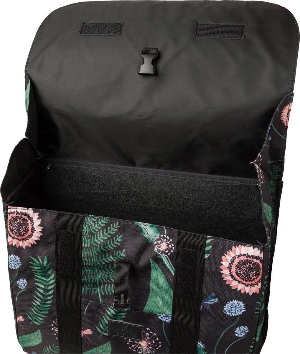 Fastrider Nyla Dubbele Fietstas Botanic Groen - 32L - Afbeelding 3