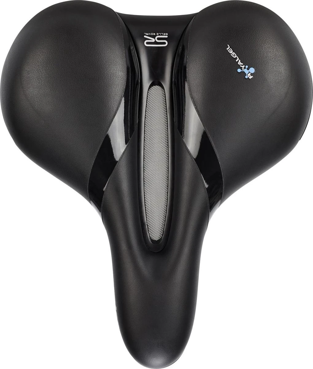 Selle Royal Respiro Soft Relaxed - Fietszadel - Unisex - Zwart - Afbeelding 12