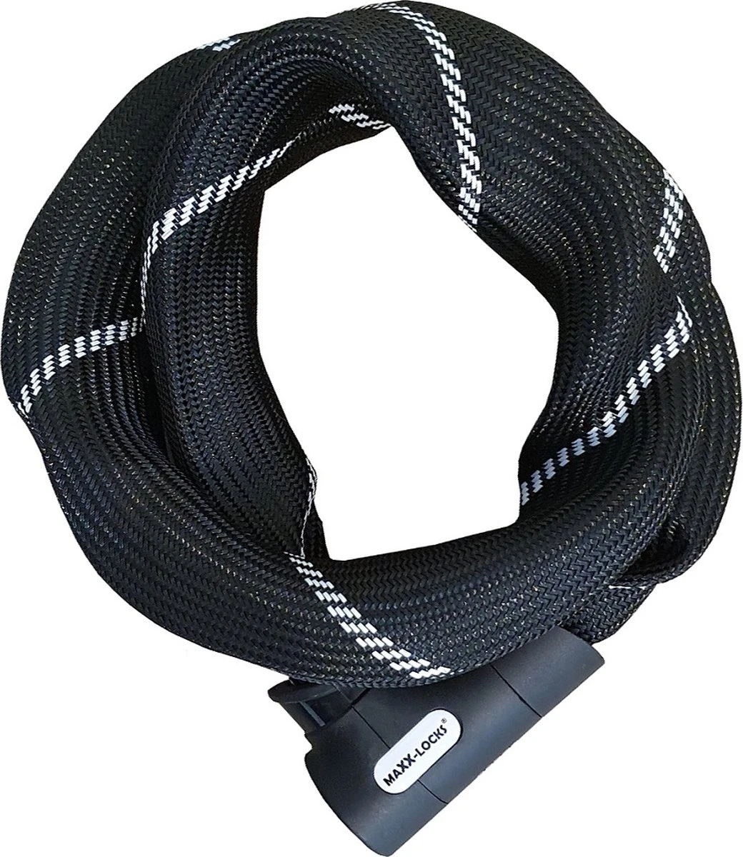 Maxx-Locks Twizel Fietsslot ART 2 | 140 Cm Kettingslot | Gehard Staal | Zwart | Slot E-Bike / Fiets - Afbeelding 7