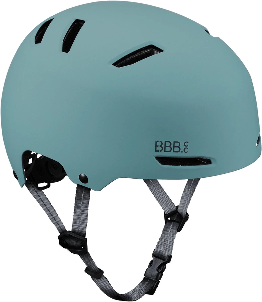 BBB Cycling Wave Kinderhelm Fiets - Fietshelm Kinderen - Sporthelm Kind - Mat Groen - Maat M - BHE-150