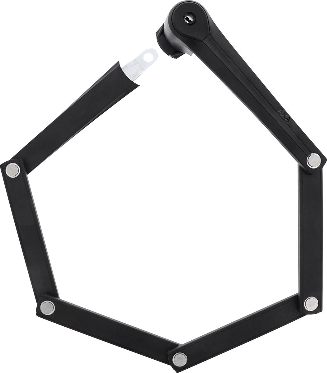 AXA Fold Pro 100 Vouwslot - Fietsslot - Voor Elk Type Fiets - Met Houder - 100 Cm - Zwart - Afbeelding 10