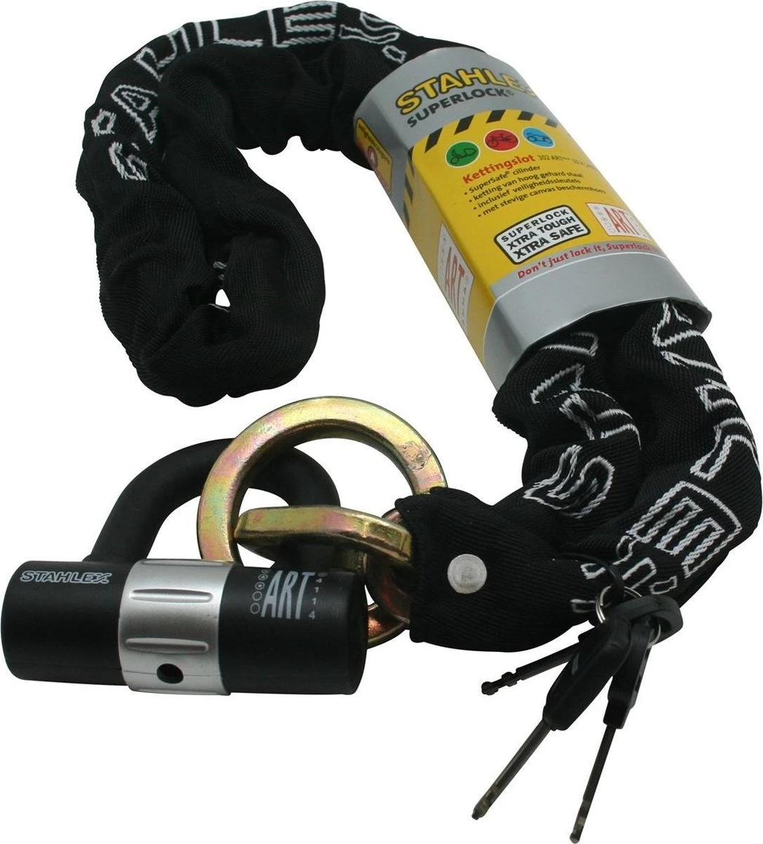 Stahlex Kettingslot 302 Art*** 10 X 1400 Mm Zwart