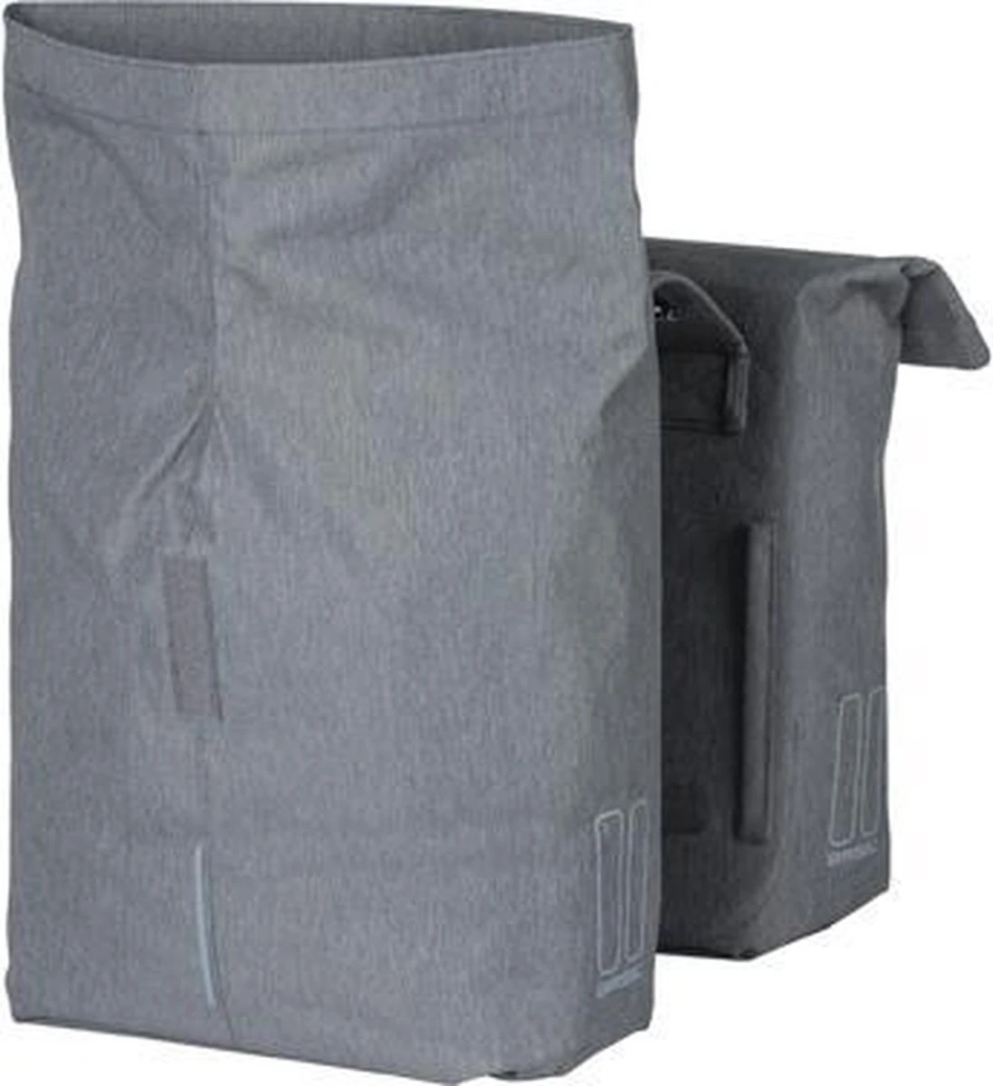 Basil City Dubbele Fietstas - Grijs Melee - 32 Liter - Afbeelding 5