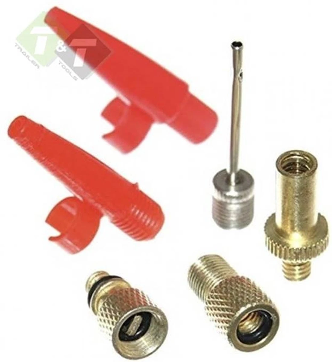 Benson Verloopnippel Set Alle Fietsventielen - Ballen - Luchtbed - 6 Delig - Afbeelding 7