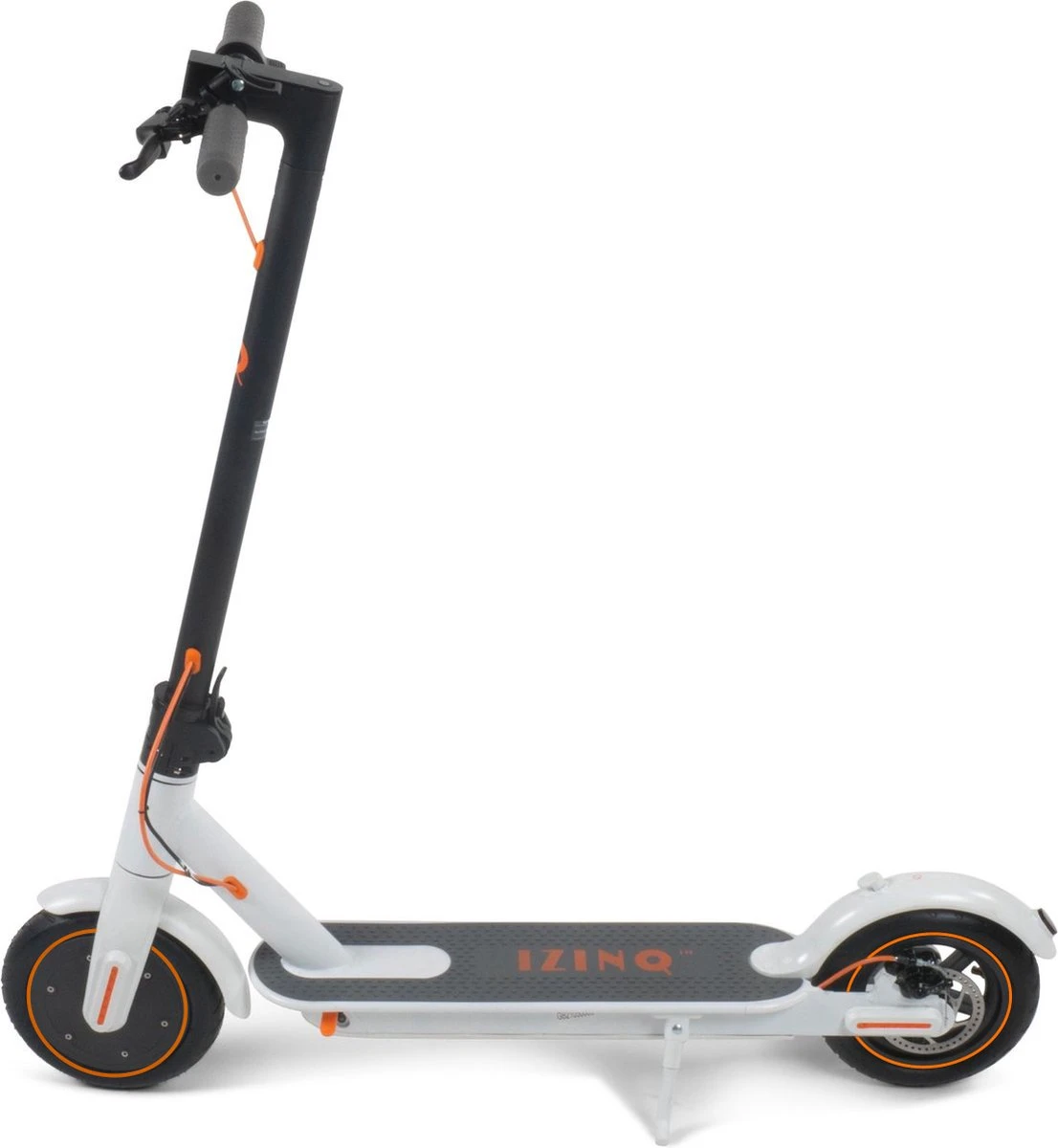 IZINQ PRO250 - Elektrische Step - Topsnelheid 30 Km/u - 30/35 Km Actieradius - 8.5" Luchtbanden - Lithium 7.8Ah 36V Accu - Wit/Oranje - Electric Scooter - Volwassenen En Kinderen - Met App - Afbeelding 7