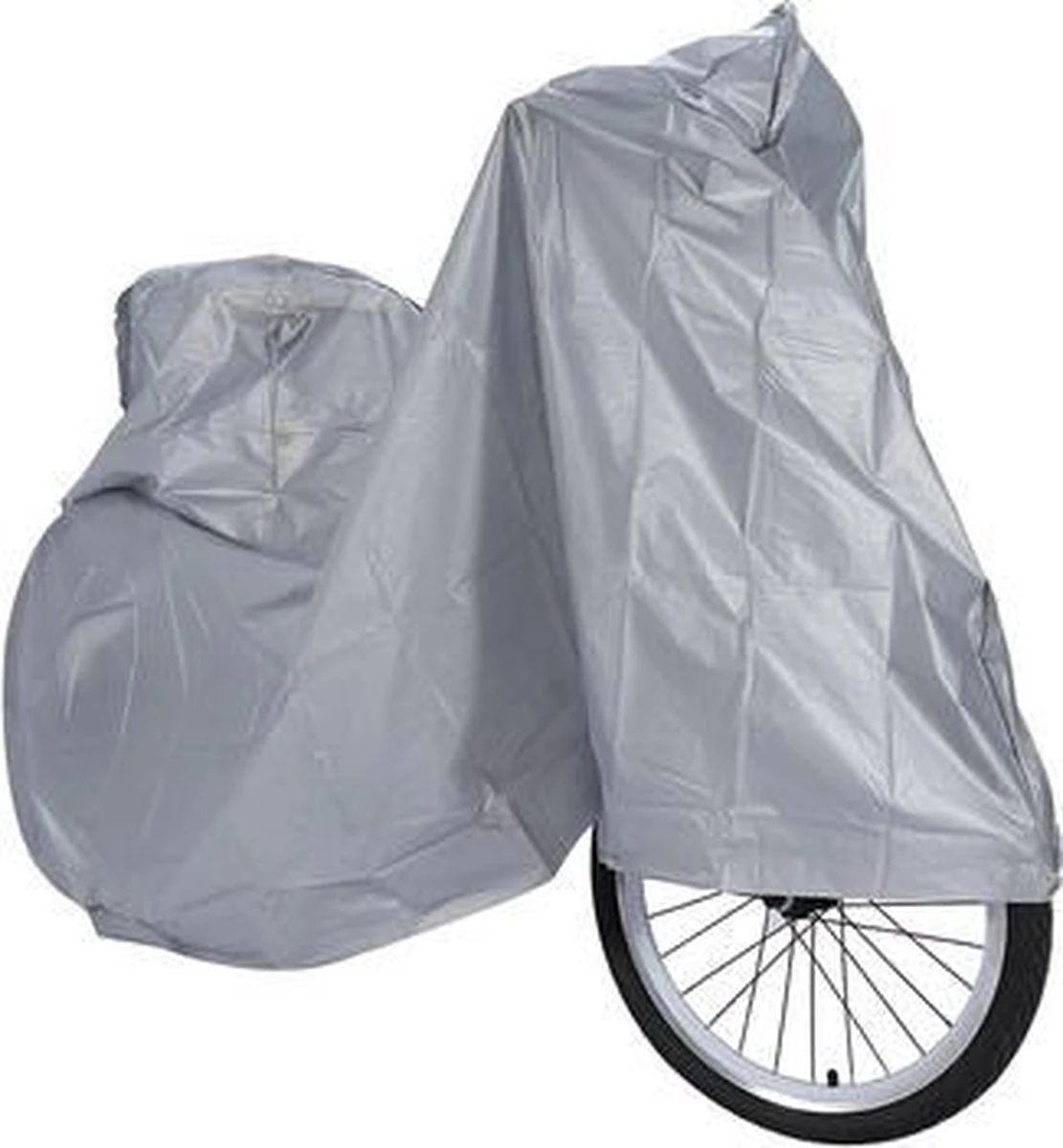 Grijze Waterdichte Beschermhoes Voor De Fiets - 200 X 100 Cm | Fietsbeschermhoes Geeft Bescherming Tegen Weer En Wind | Binnen En Buiten | Afdekhoes | Waterdicht | Waterafstotend | Afdekzeil | Hoes | Grijs