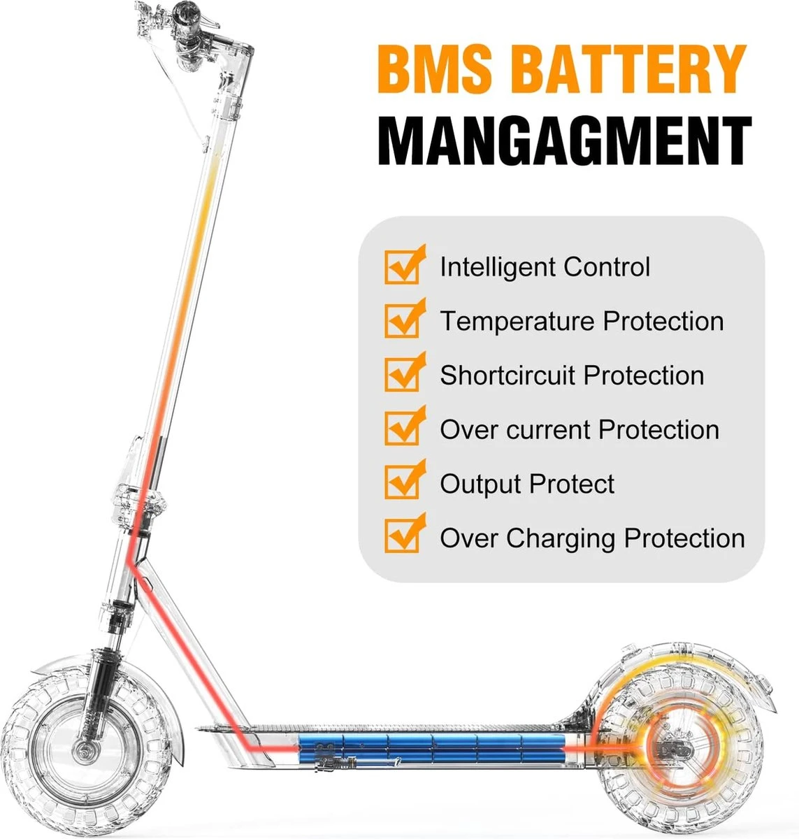 Suotu Elektrische Step - Series (Rytigo 6) - 8.5" Wielen - 25km/u Speed - 25 Bereik - Instelbaar Snelheid Via APP - Zwart - Afbeelding 5
