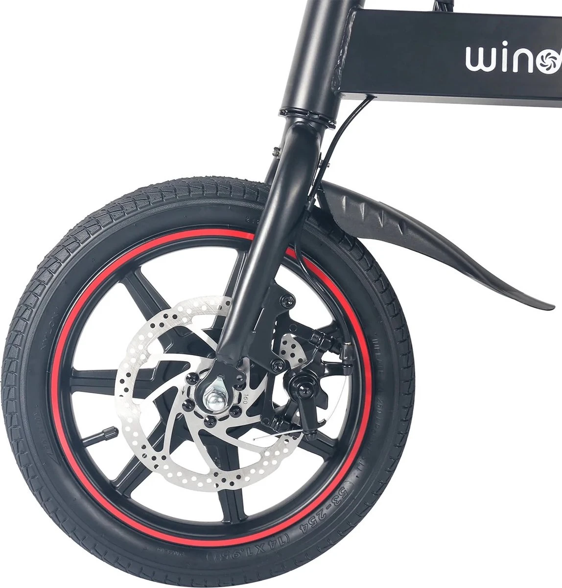 Windgoo B20 V3 - Elektrische Vouwfiets - E Bike - 250W 7.8Ah Batterij - APP IOS Android - 14 Inch - 25 KM/H - Zwart - Afbeelding 4