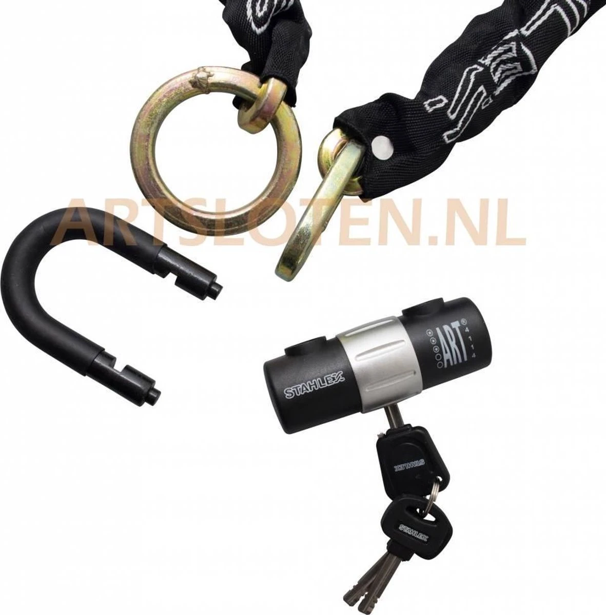 Stahlex Kettingslot 302 Art*** 10 X 1400 Mm Zwart - Afbeelding 9