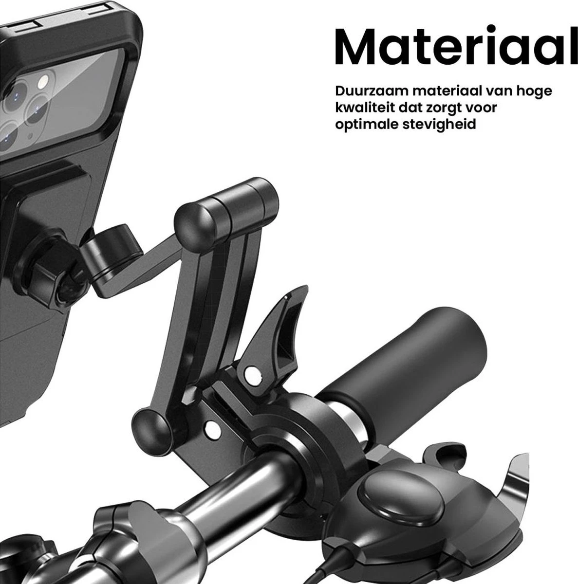 ROCK Waterbestendige Fiets Telefoonhouder Smartphones 4.5 Tot 6.7 Inch 3D Waterdicht Bescherming - Afbeelding 20