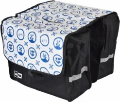 Lastpak Dubbele Fietstas 32 Liter - Hollands Blauw