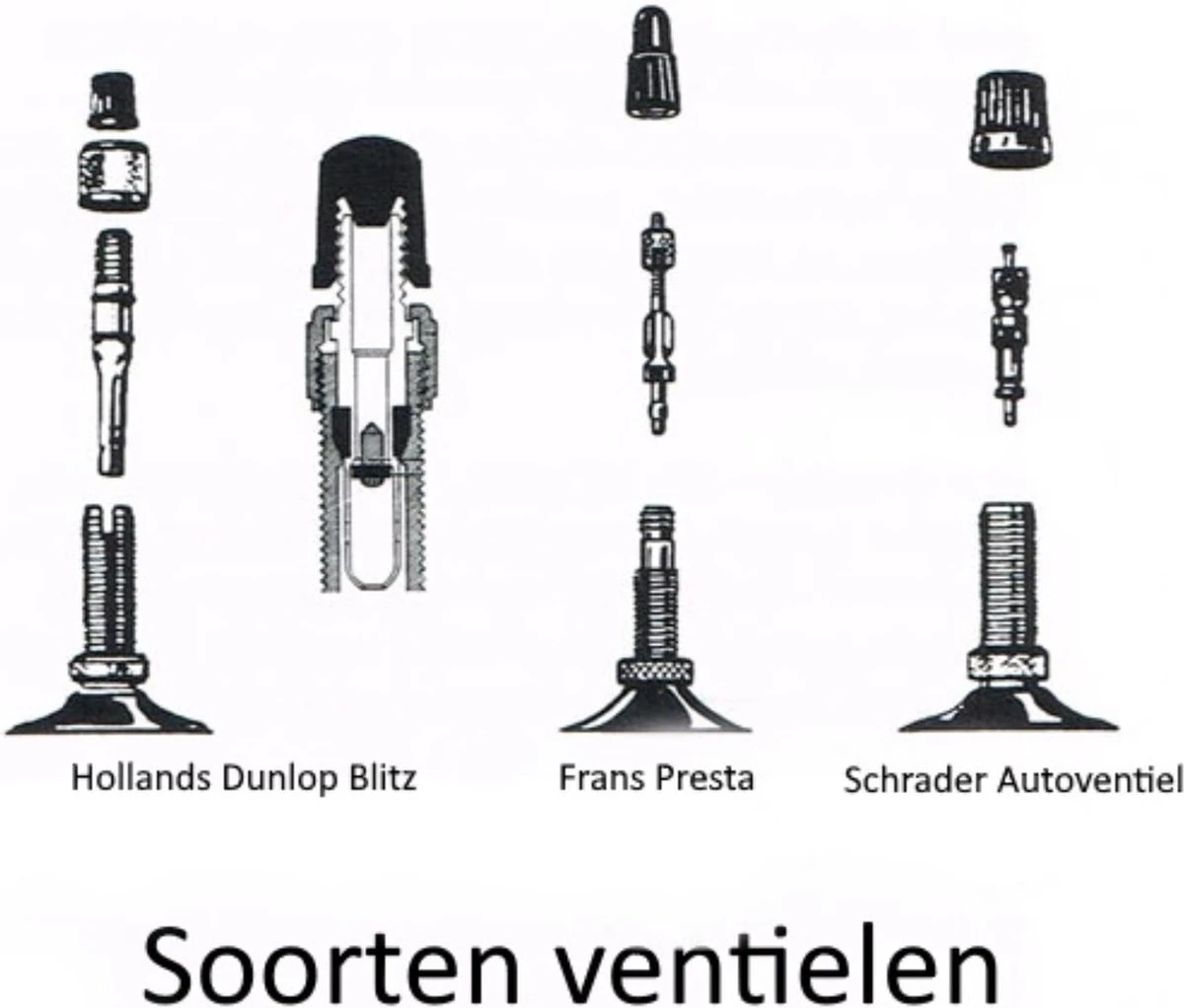 Benson Nederlandse Fietspompslang Benson Holland Rood Jumbo - 60 Cm - Afbeelding 2