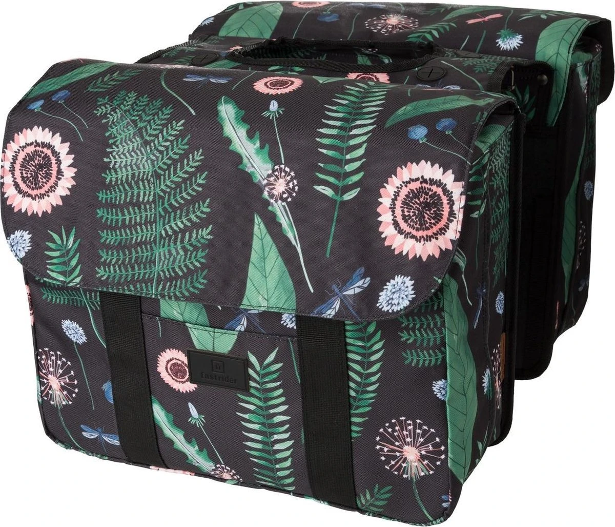 Fastrider Nyla Dubbele Fietstas Botanic Groen - 32L