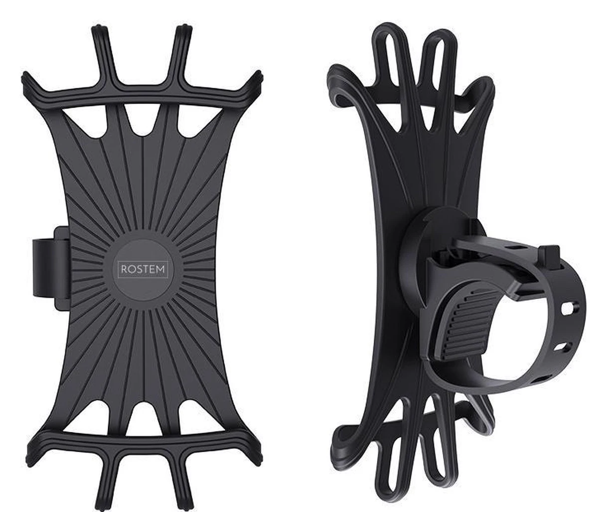 Rostem® Mobiele Telefoonhouder Voor Fiets / Motor - Universele Fitting - 360 Graden Draaien - Afbeelding 2