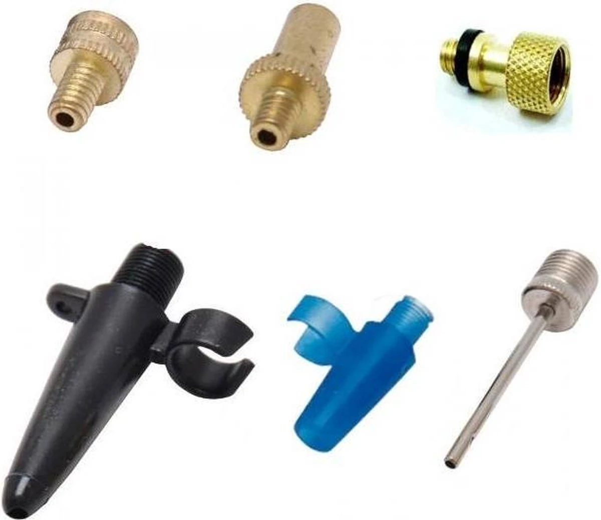 Benson Verloopnippel Set Alle Fietsventielen - Ballen - Luchtbed - 6 Delig - Afbeelding 8