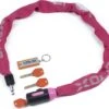 Xolid Kettingslot Fiets - Roze - Fietsslot Ketting - Slot 90CM