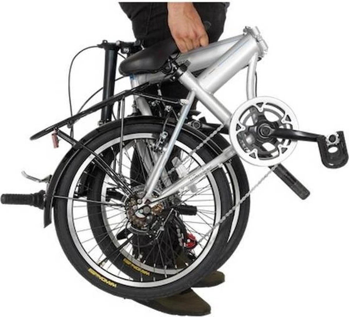 Wheelerz.nl Vouwfiets 20 Inch - 6 Speed Shimano - Zwart - Afbeelding 4