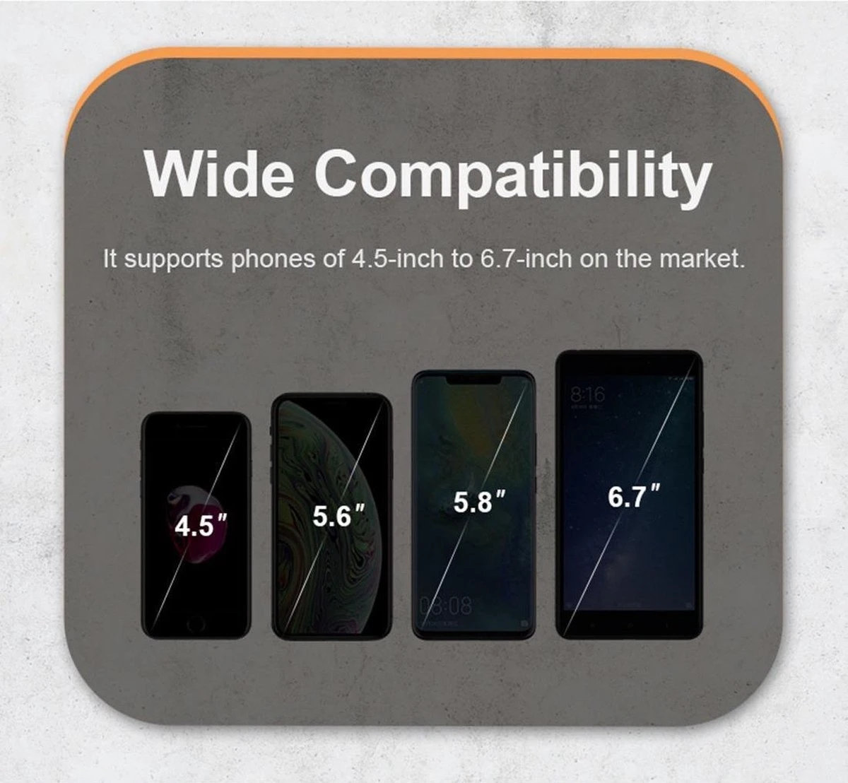 ROCK Waterbestendige Fiets Telefoonhouder Smartphones 4.5 Tot 6.7 Inch 3D Waterdicht Bescherming - Afbeelding 9