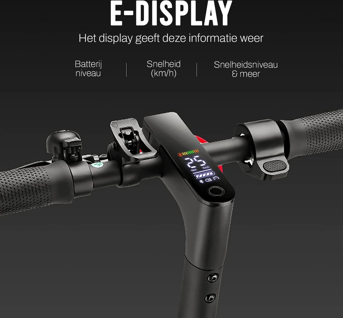 Elektrische Step Pro Voor Volwassenen - Elektrische Scooter Met 8.5''banden - Motorvermogen E Step Van 350W - Bereik Tot 28km Aan Snelheid Van 25km/u - Met App - Afbeelding 5