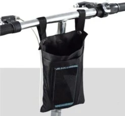 Merkloos Fietstas - Stuurtas - Fiets Opbergtas - Waterafstotend - Afneembaar - Zwart