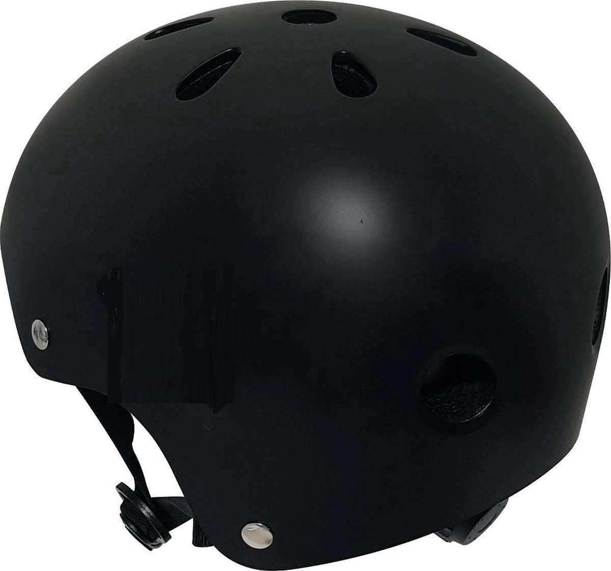 Fiets Of Skate Helm - SILVERBACK -Junior Sporthelm - Unisex - Zwart - Verstelbare Maat S-M-L