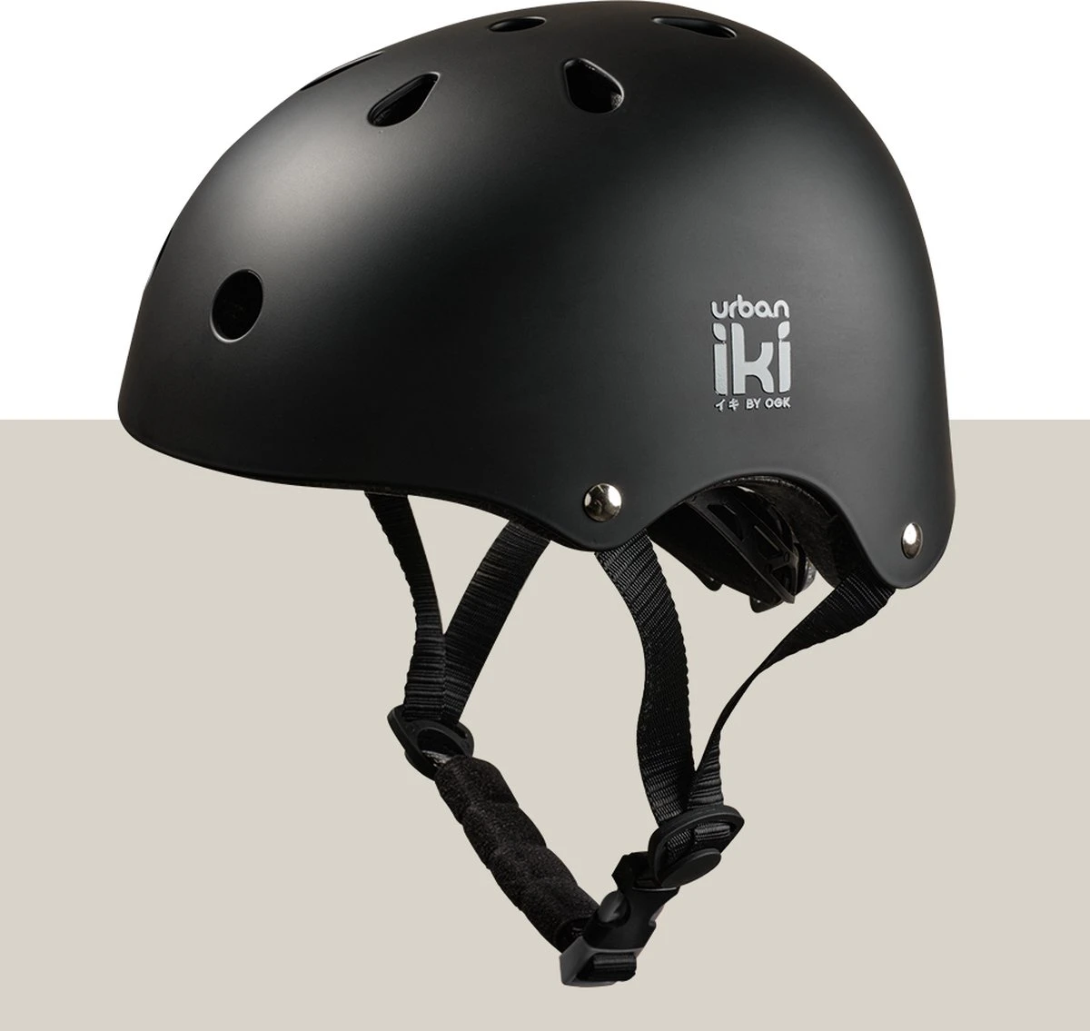 Urban Iki Fietshelm - Bincho Black - Maat M (51-54cm)