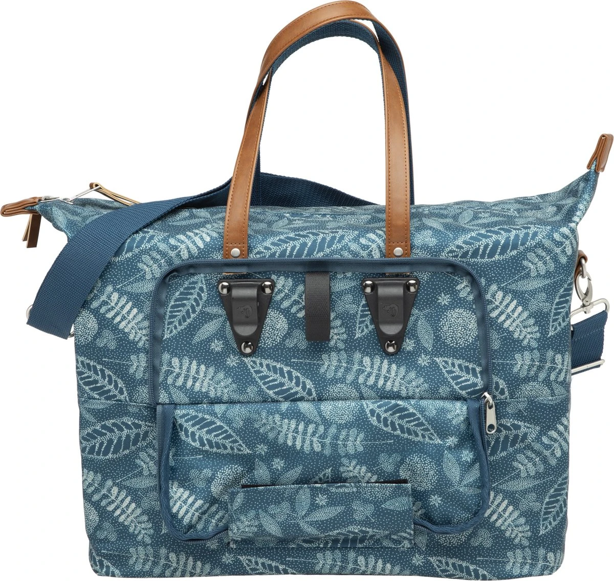 New Looxs Tendo Forest Enkele Fietstas Laptoptas Shopper - 15 Inch Laptopvak - 21 Liter - Blauw - Afbeelding 10