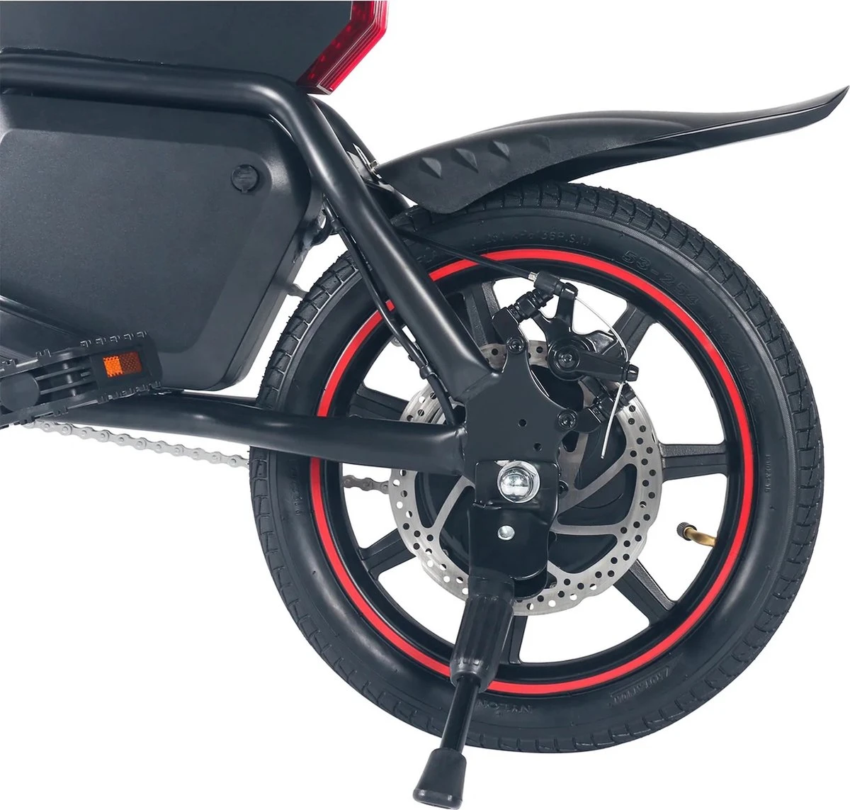 Windgoo B20 V3 - Elektrische Vouwfiets - E Bike - 250W 7.8Ah Batterij - APP IOS Android - 14 Inch - 25 KM/H - Zwart - Afbeelding 3