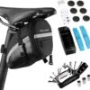 Ninzer Universele Fiets Zadeltas Met 16-in-1 Reparatieset En Bandenplakset Voor Racefiets | Mountainbike | Stadsfiets