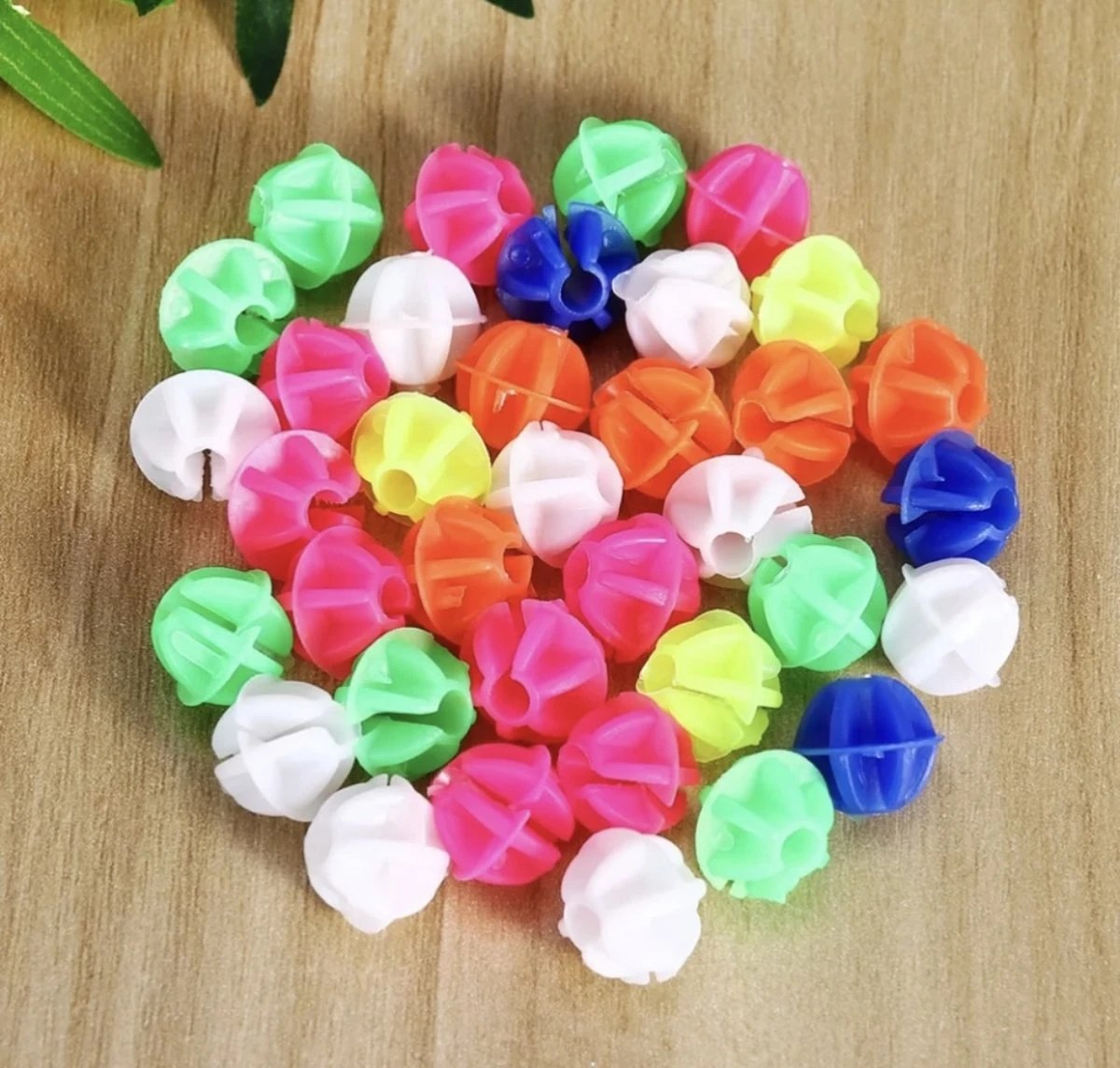 Merkloos Fiets Spaak Kralen 36 Stuks - Spaakkralen/fietskralen Voor Kinderen Ronde Vorm - Afbeelding 2