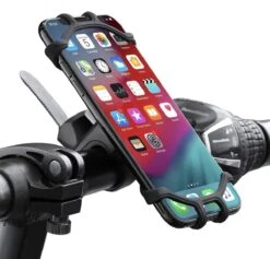 Merkloos Smartphone Houder Fiets - Houder Voor Fietsen – Bike Phone Holder – 360graden – 4" Tot 7"- Universele Telefoonhouder – Fietshouder