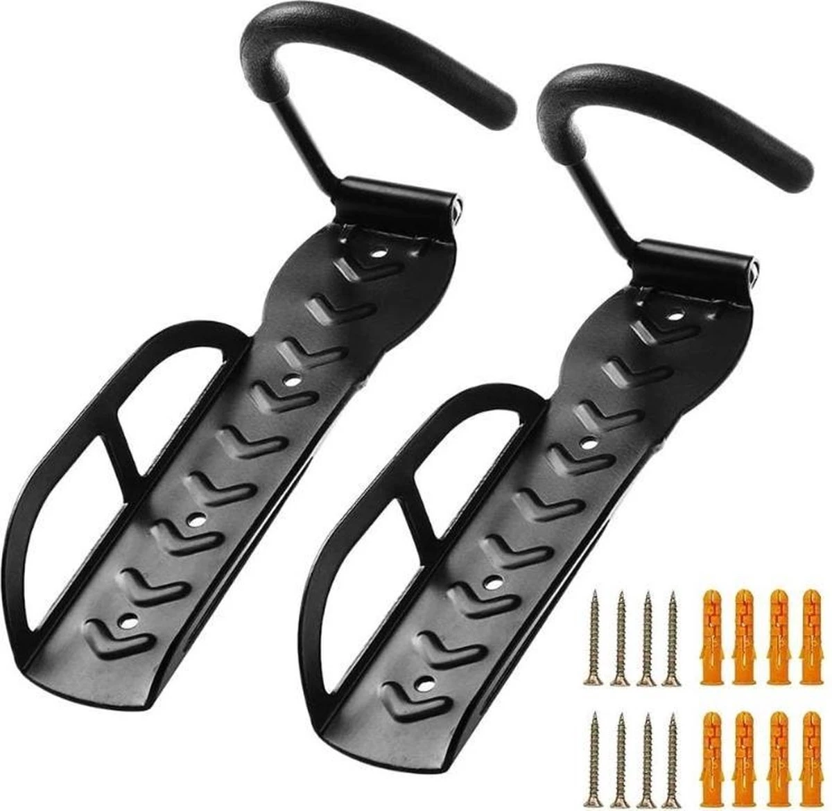 Merkloos Fiets Ophangsysteem 2x | Fietshaak | Muurbeugel | Ophangbeugel | Fietsbeugel | Fietsenrek - Afbeelding 10