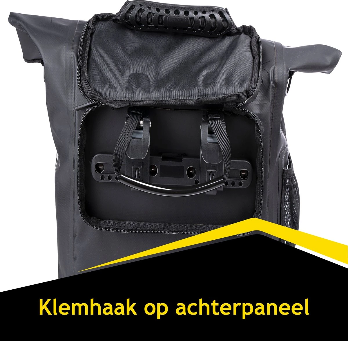 Dunlop Rolltop Laptop Rugzak - 4 Draagopties - Fietsrugzak Waterdicht - 25 L - Incl. Bidonhouder - Zwart - Afbeelding 7