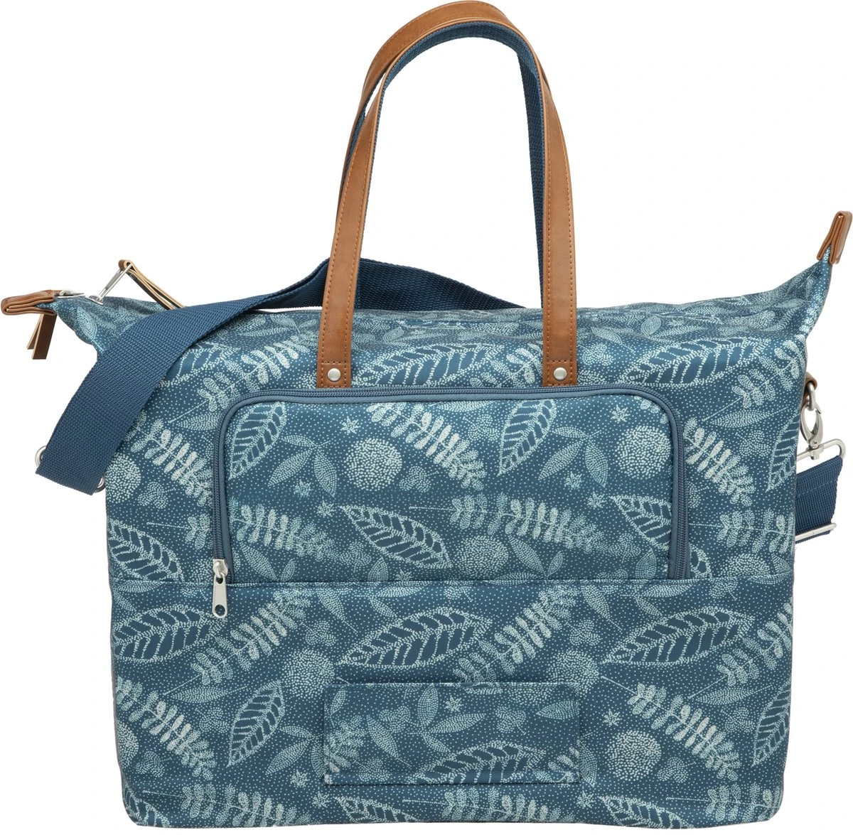 New Looxs Tendo Forest Enkele Fietstas Laptoptas Shopper - 15 Inch Laptopvak - 21 Liter - Blauw - Afbeelding 3