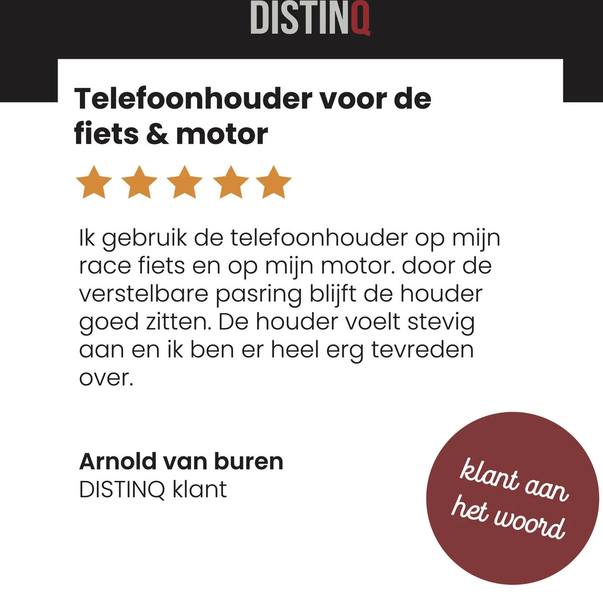 DistinQ Telefoonhouder Fiets Waterdicht XL (6 Tot 7 Inch) - 360 Graden Draaibaar - Fiets, Scooter & Motor - GSM Houder Fiets - Waterdicht IP67 - Zwart - Afbeelding 11