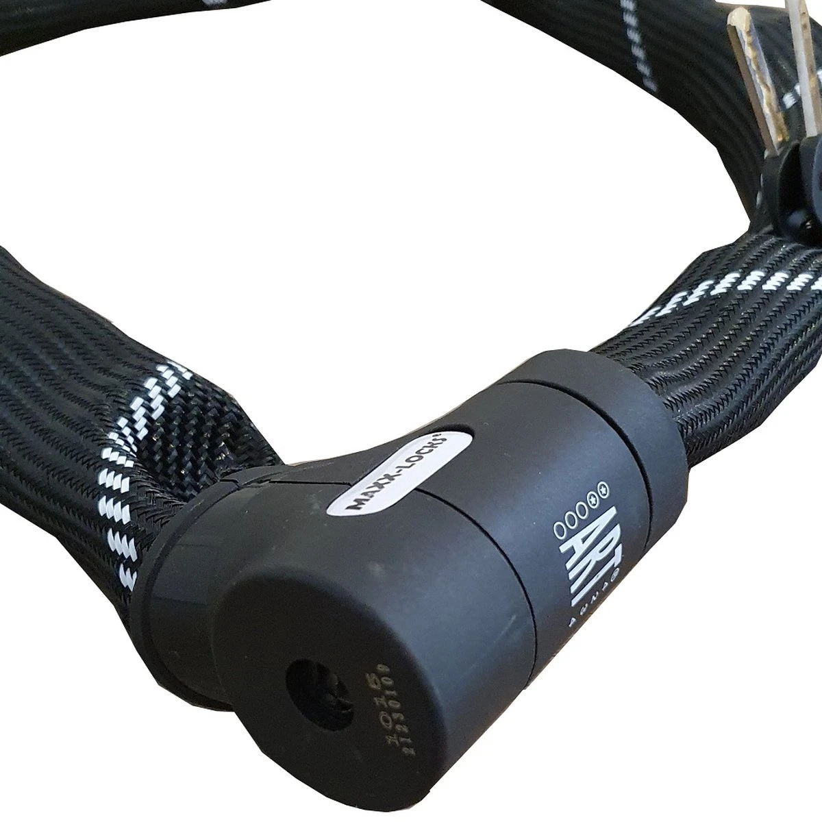 Maxx-Locks Twizel Fietsslot ART 2 | 140 Cm Kettingslot | Gehard Staal | Zwart | Slot E-Bike / Fiets - Afbeelding 2