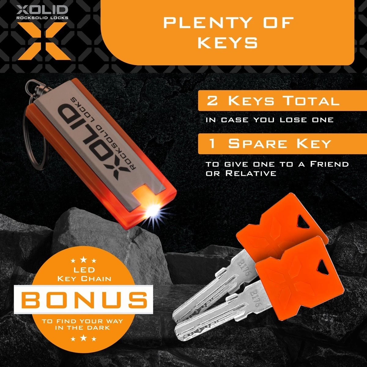 Xolid Kettingslot Fiets - Roze - Fietsslot Ketting - Slot 90CM - Afbeelding 6