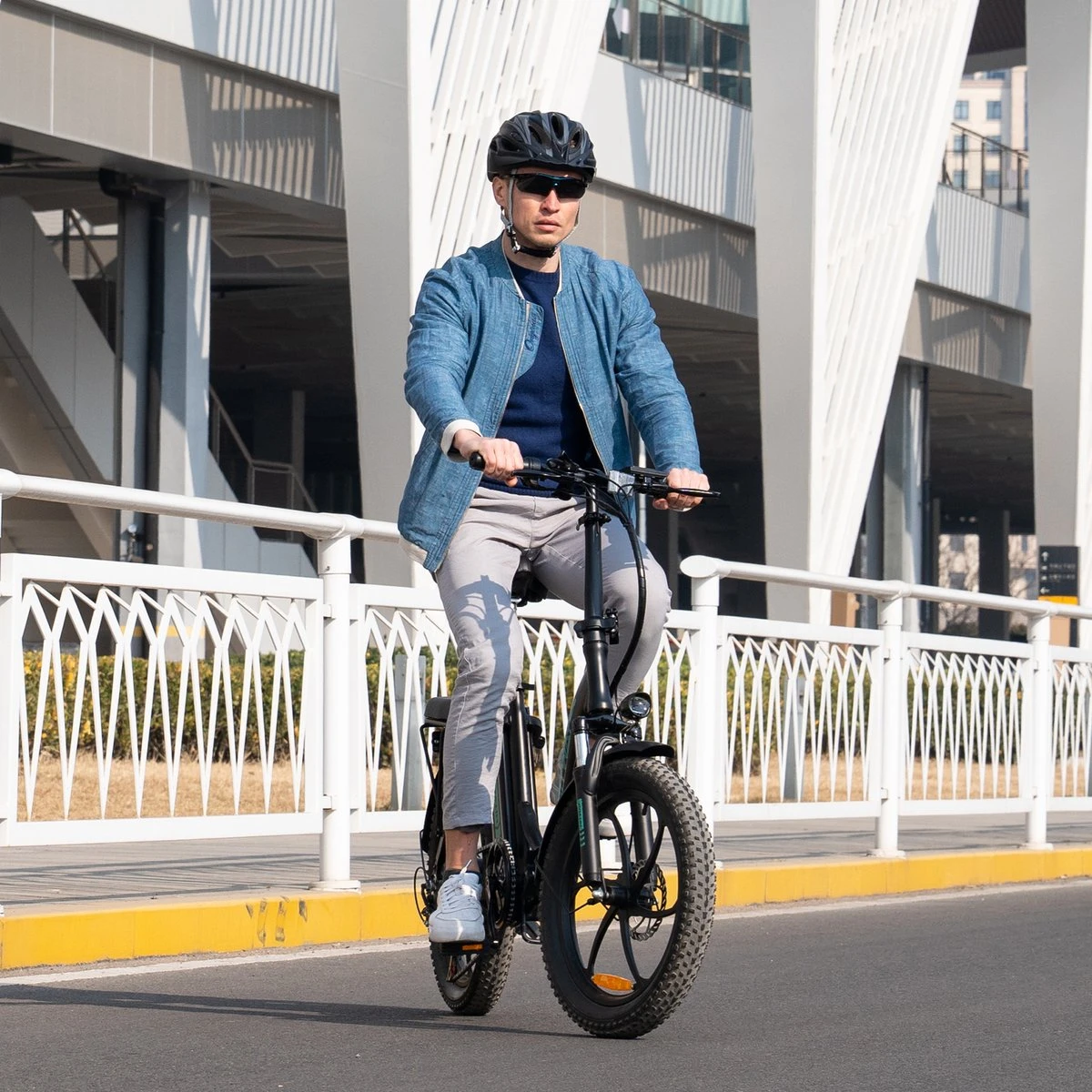 HITWAY Elektrische Fiets - E-Bike - 20 Inch- Fatbike - 250 W- Shimano 7 Versnellingen - Afbeelding 7