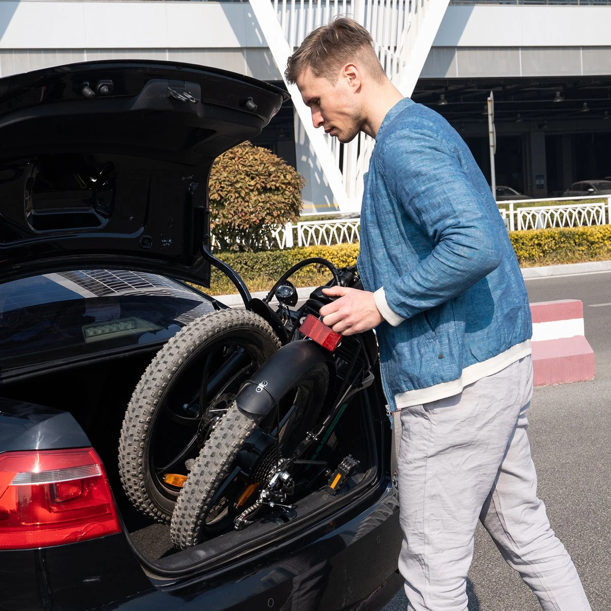 HITWAY Elektrische Fiets - E-Bike - 11,2Ah - 250 W - 20 Inch Fatbike - Afbeelding 4