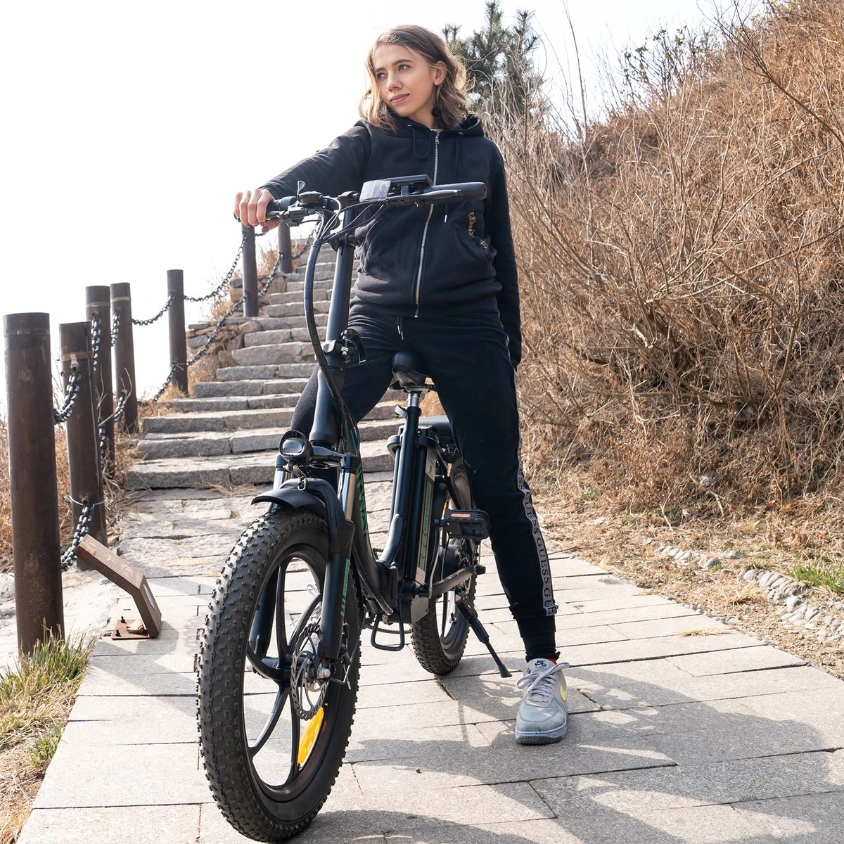 HITWAY Elektrische Fiets - E-Bike - 11,2Ah - 250 W - 20 Inch Fatbike - Afbeelding 6