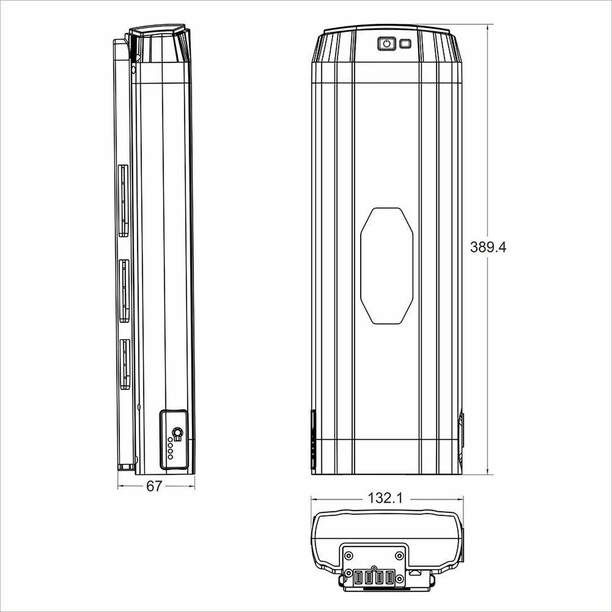 CYCBT 36V-14.5AH E-bike Accu Compatible Fietsaccu Stella Type 2, Gemaakt Van Samsung Cell - Afbeelding 5