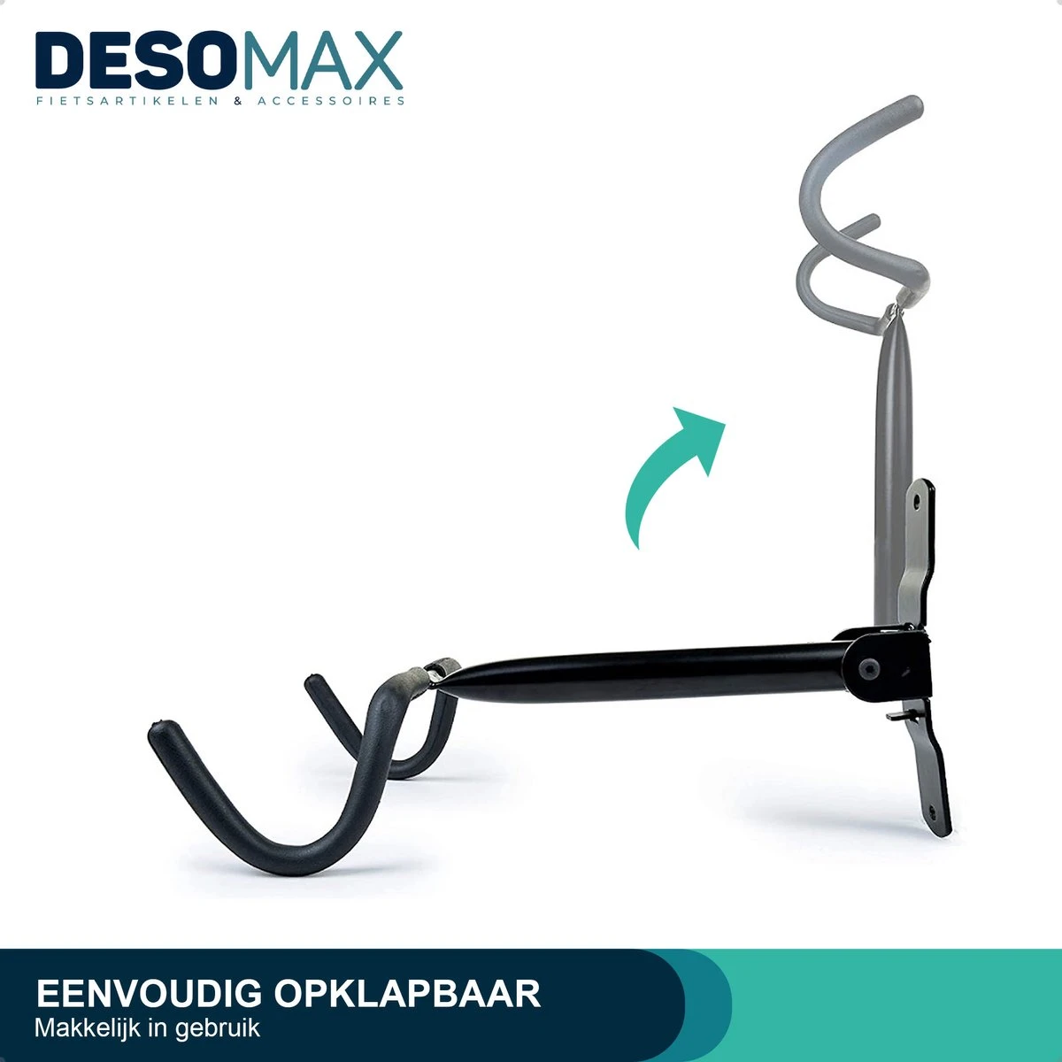 Fiets Ophangsysteem Ophangbeugel En Muurbeugel DesoMax® Muurhaak - Muurbevestiging Voor Het Frame - Wandhouder - Afbeelding 2