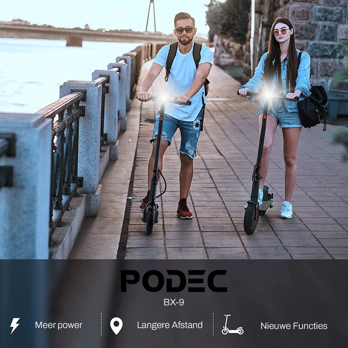 Elektrische Step Pro Voor Volwassenen - Elektrische Scooter Met 8.5''banden - Motorvermogen E Step Van 350W - Bereik Tot 28km Aan Snelheid Van 25km/u - Met App - Afbeelding 4