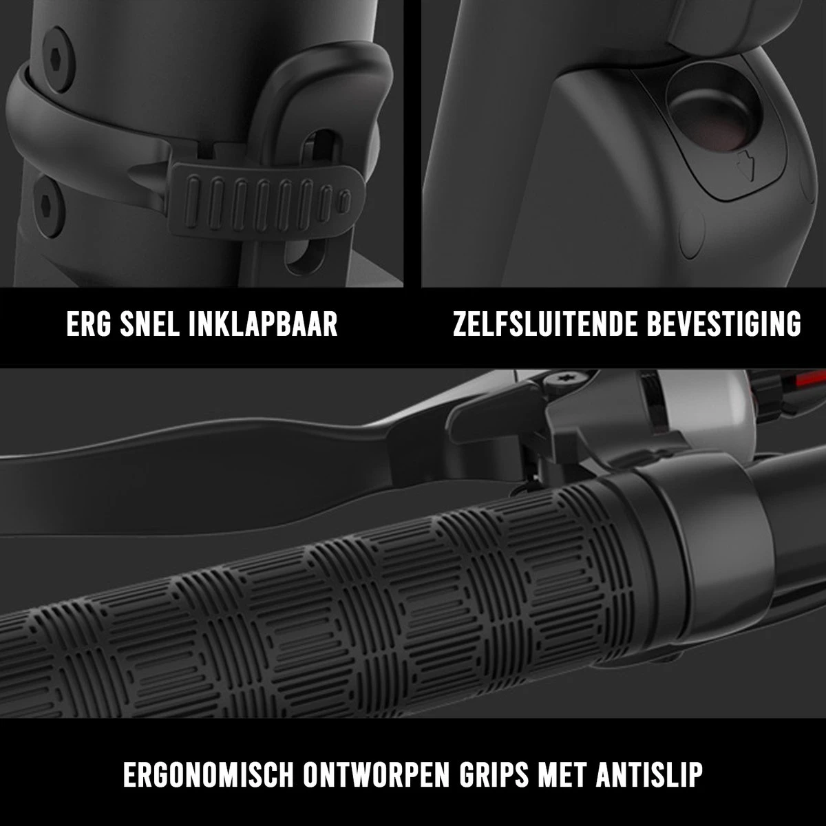 Elektrische Step Pro Voor Volwassenen - Elektrische Scooter Met 10'' Luchtbanden - Motorvermogen E Step Van 350W - Bereik Tot 45km Aan Snelheid Van 25km/u - Afbeelding 6