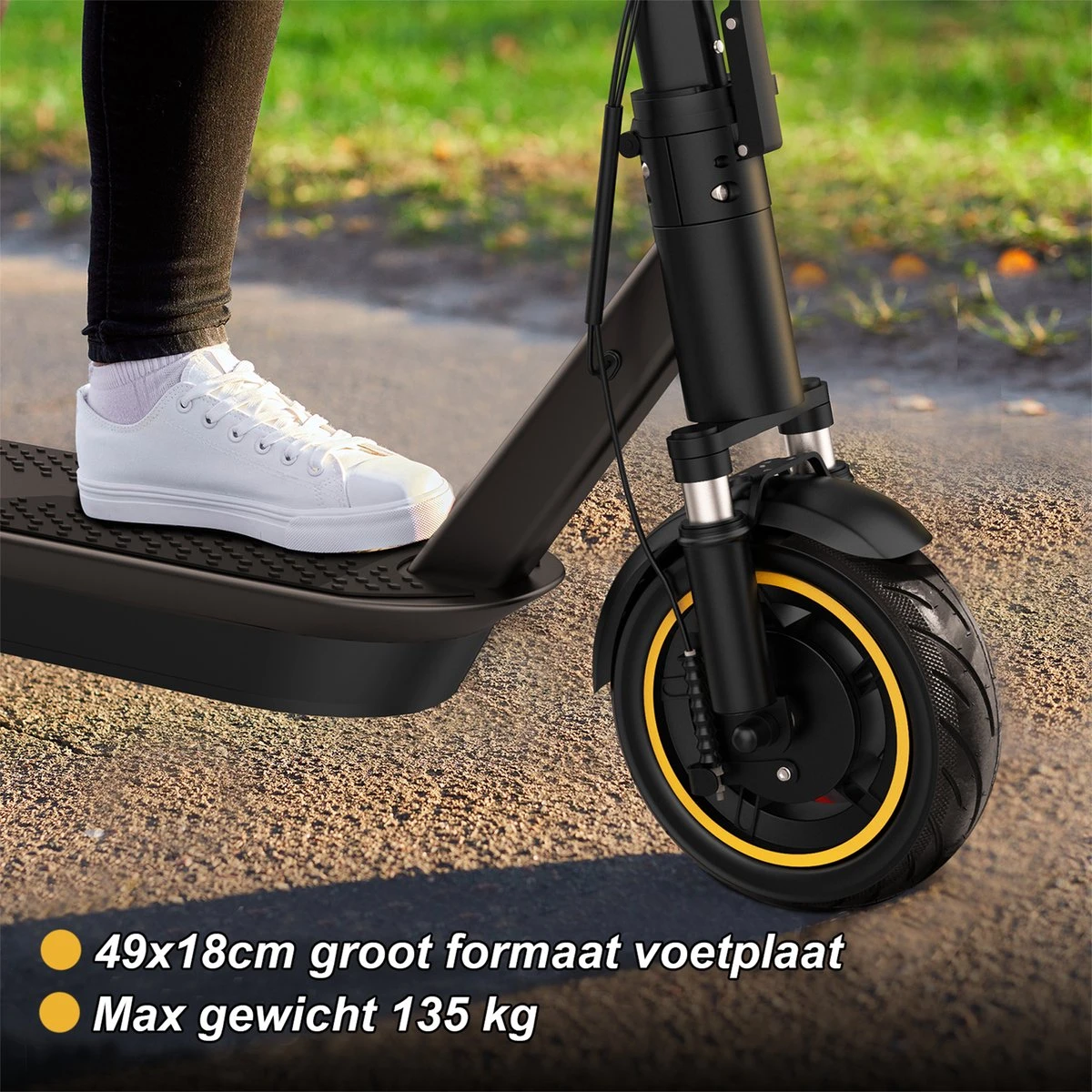 Stay-on Esmax | Elektrische Step Voor Volwassenen | 500w |15ah! |35kmu | Bereik 35/45km | Met APP & Nederlandse Handleiding - Afbeelding 16