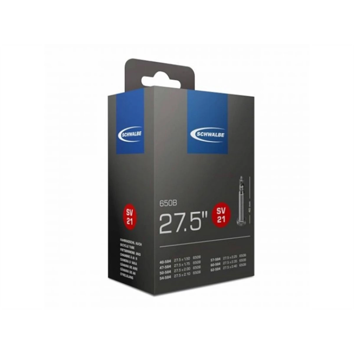 Schwalbe Binnenband 27,5 X 1.50/2.40 (40/62-584) Fv 40 Mm - Afbeelding 7