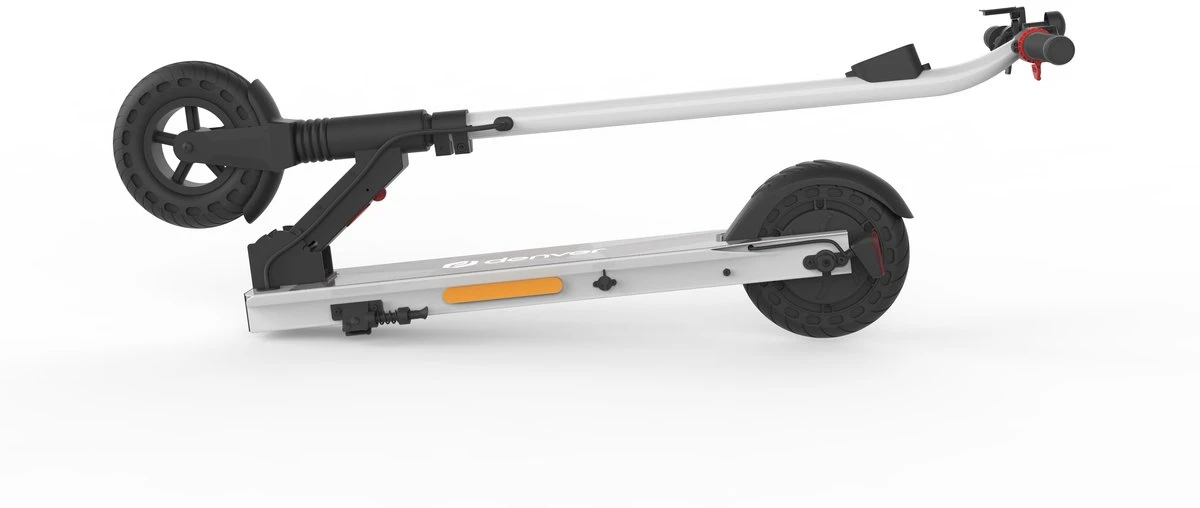 Denver Elektrische Step Volwassenen - Topsnelheid 20KM/U - 300W - Inklapbaar - 8" Wielen - LED Licht Voor & Achter - SEL80140 - Zwart/wit - Afbeelding 3