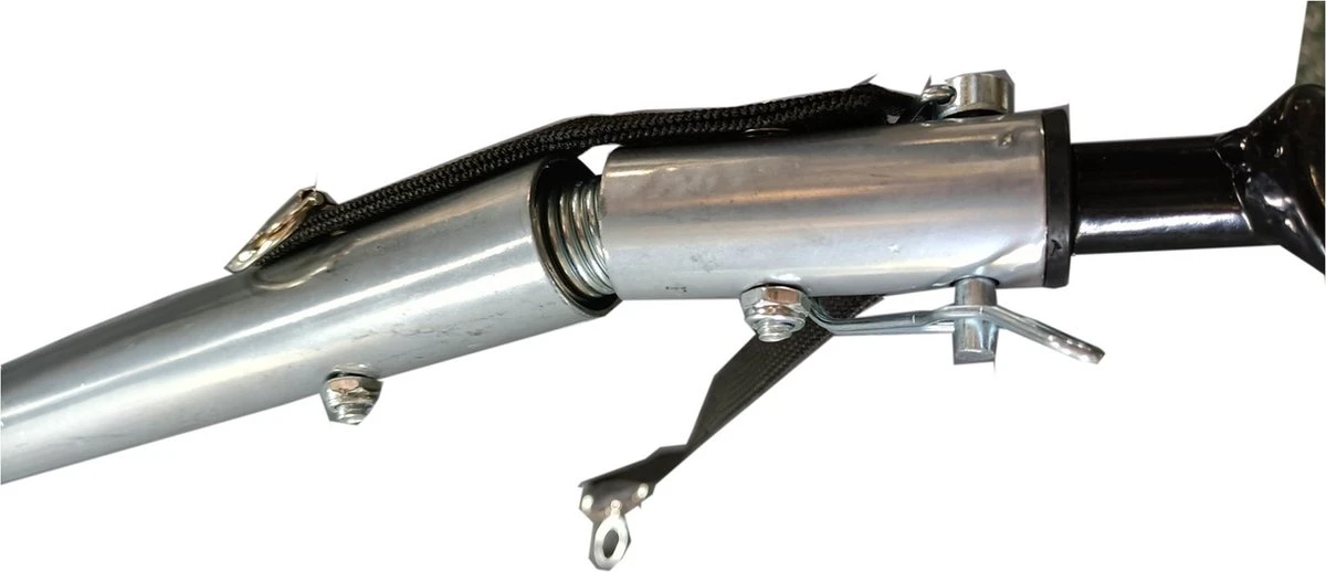 Fietskar Kind - Fietsaanhanger - Met Schokbreker - Blauw - Afbeelding 4