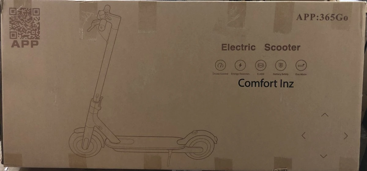 Comfort Inz - Long Range E Scooter - Elektrische Opvouwbare Step - 10.5Ah 350W - IOS Android Max. 31km/h - Afbeelding 9