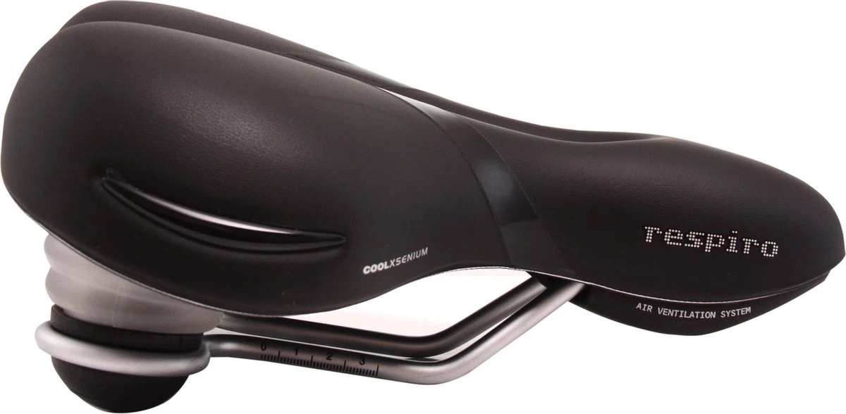 Selle Royal Respiro Soft Relaxed - Fietszadel - Unisex - Zwart - Afbeelding 6